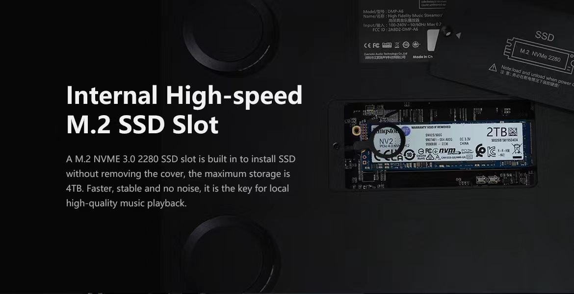 Eversolo DMP-A6 M.2 SSD Installation Tutorial - Hifi Studio 79