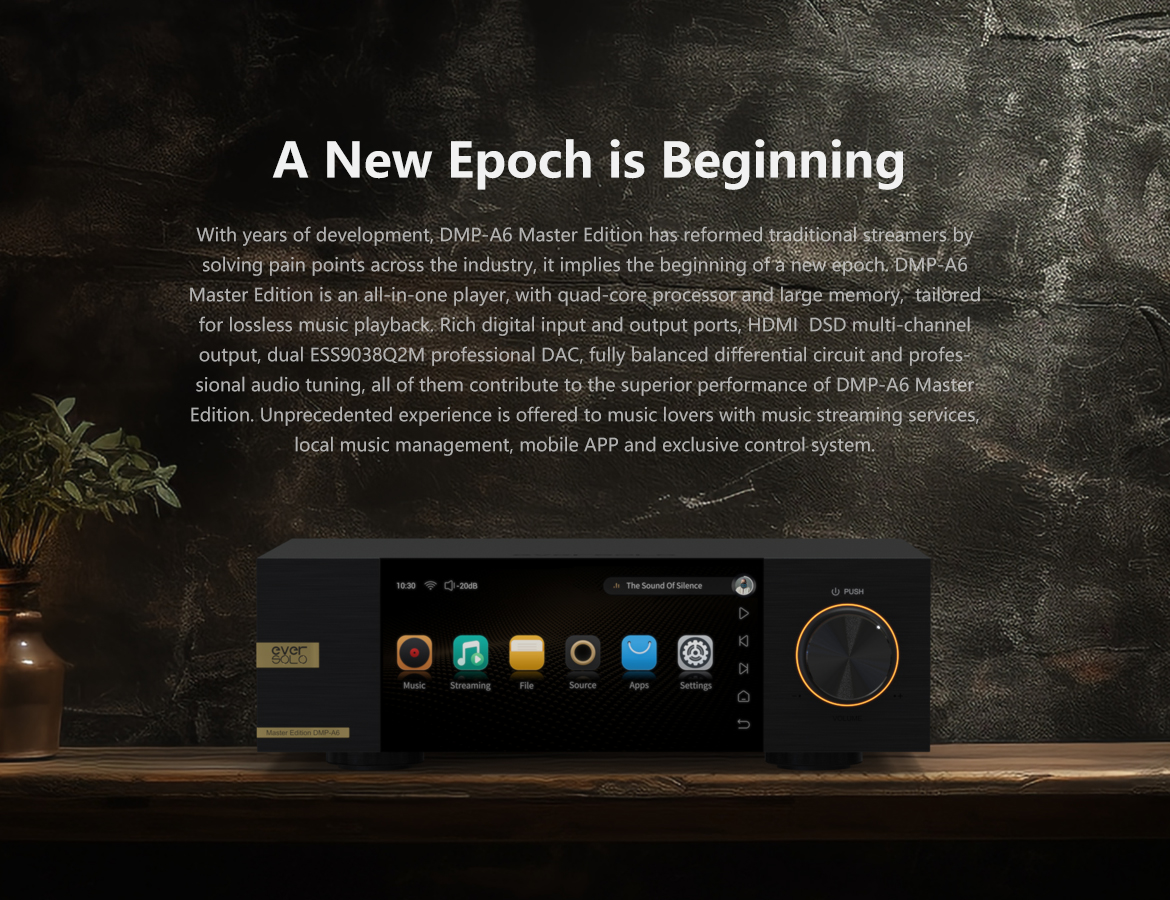 EverSolo DMP-A6 Master Edition Streamer with DAC –