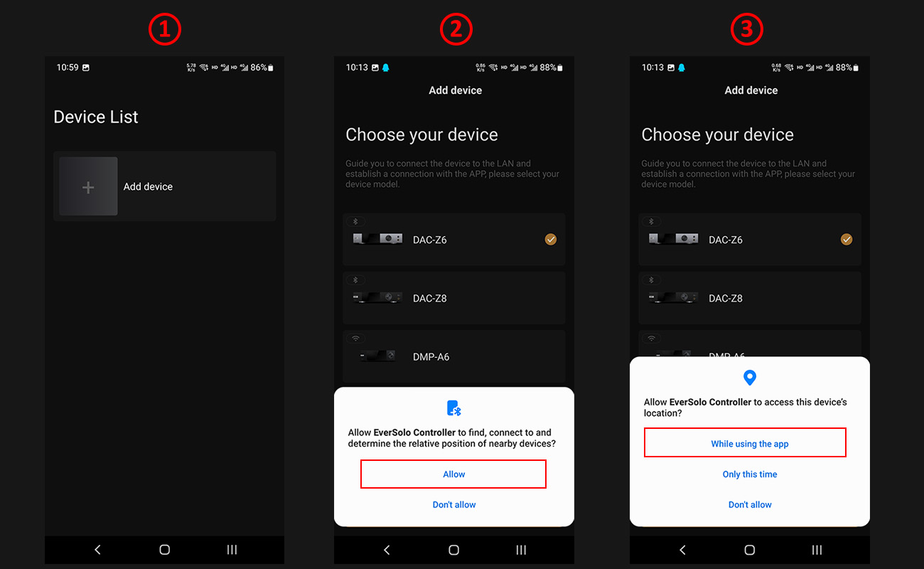 Eversolo Mobile&Tablet Controller APP Pairing Guide